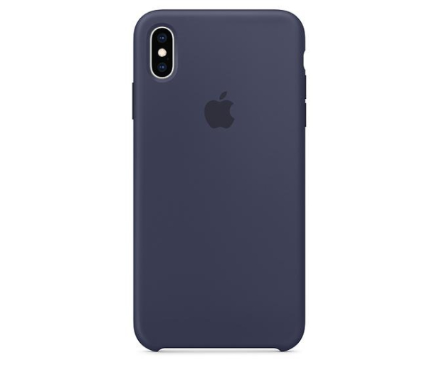 Apple iPhone XS Max Silicone Case Midnight Blue - 449544 - zdjęcie 3